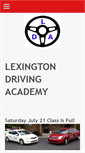 Mobile Screenshot of lexingtondrivingacademy.com